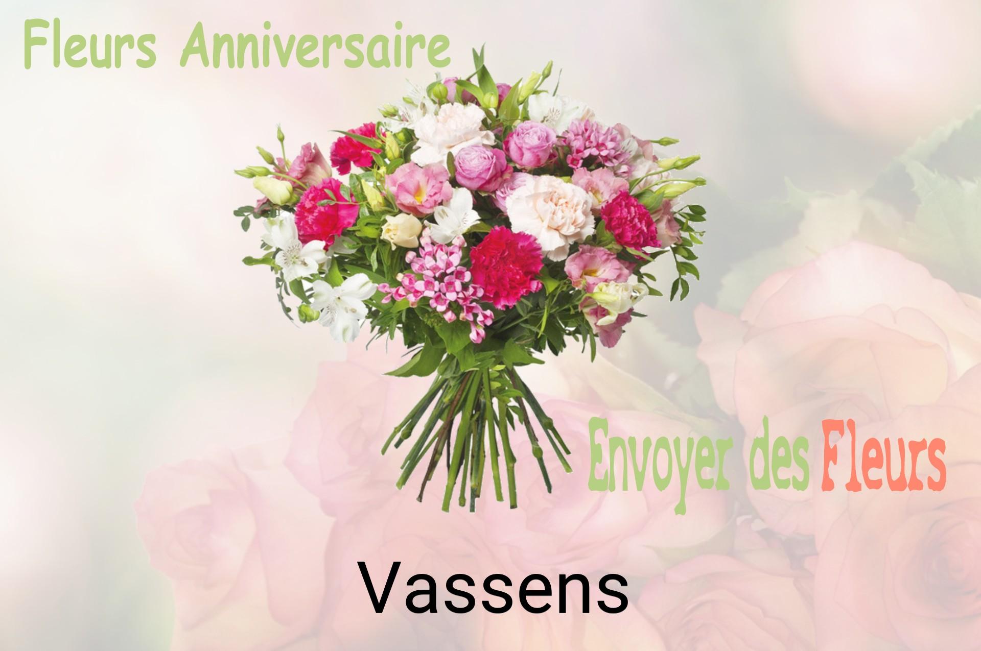 Bouquet de fleurs d’anniversaire livré à Vassens