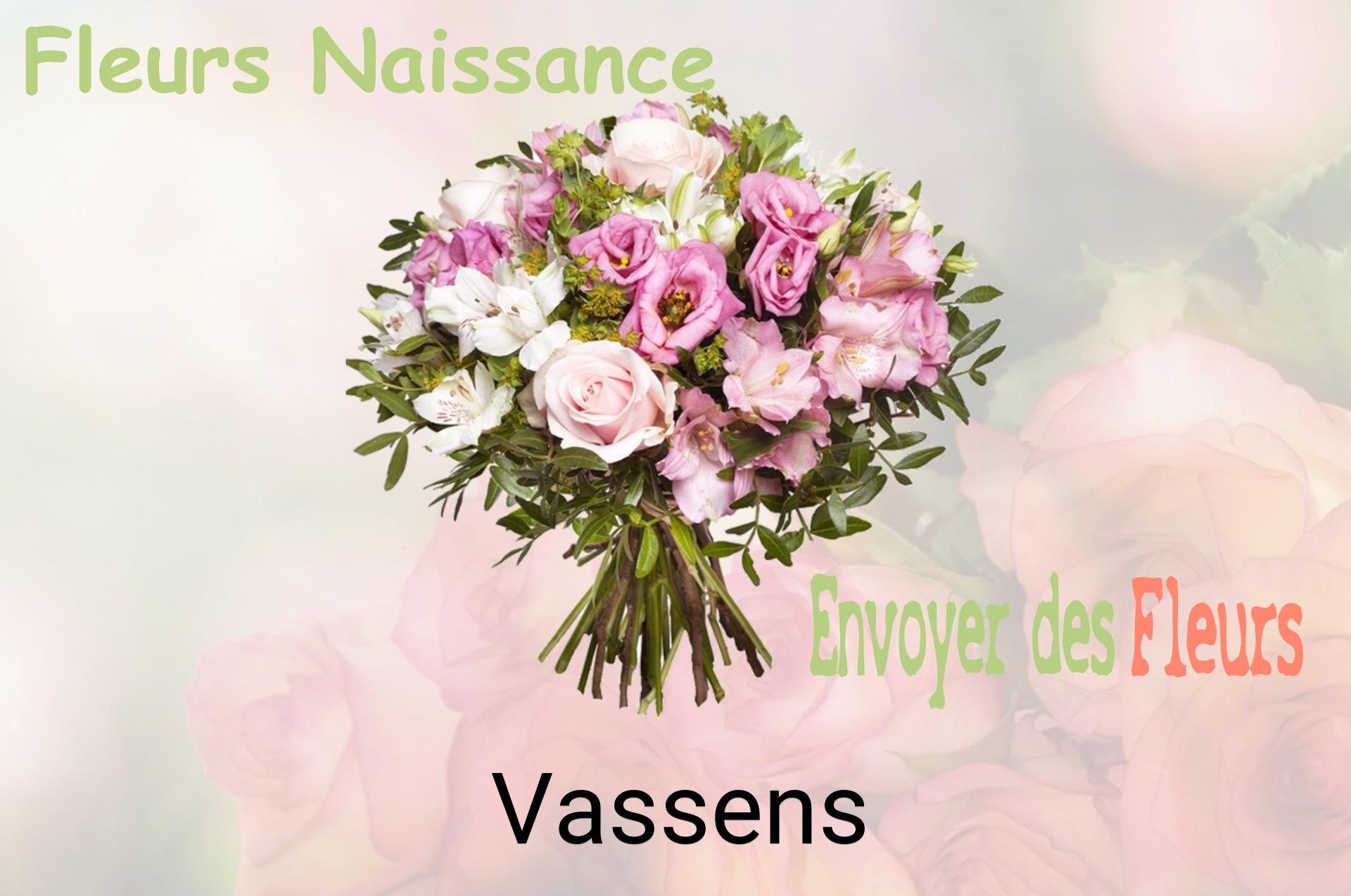 Bouquet de fleurs de naissance livré à Vassens